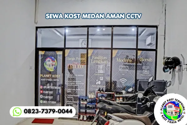 Sewa Kost Medan Aman CCTV