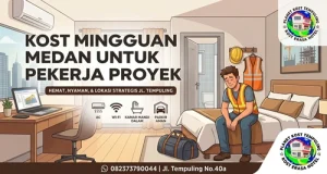 Kost Mingguan Medan untuk Pekerja Proyek